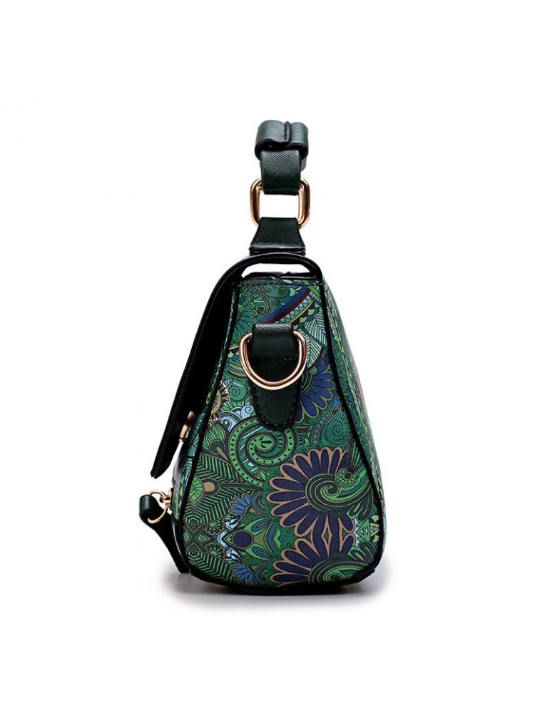 Women Bohemian Forest Series Print Crossbody Bags Large Capacity Handbags